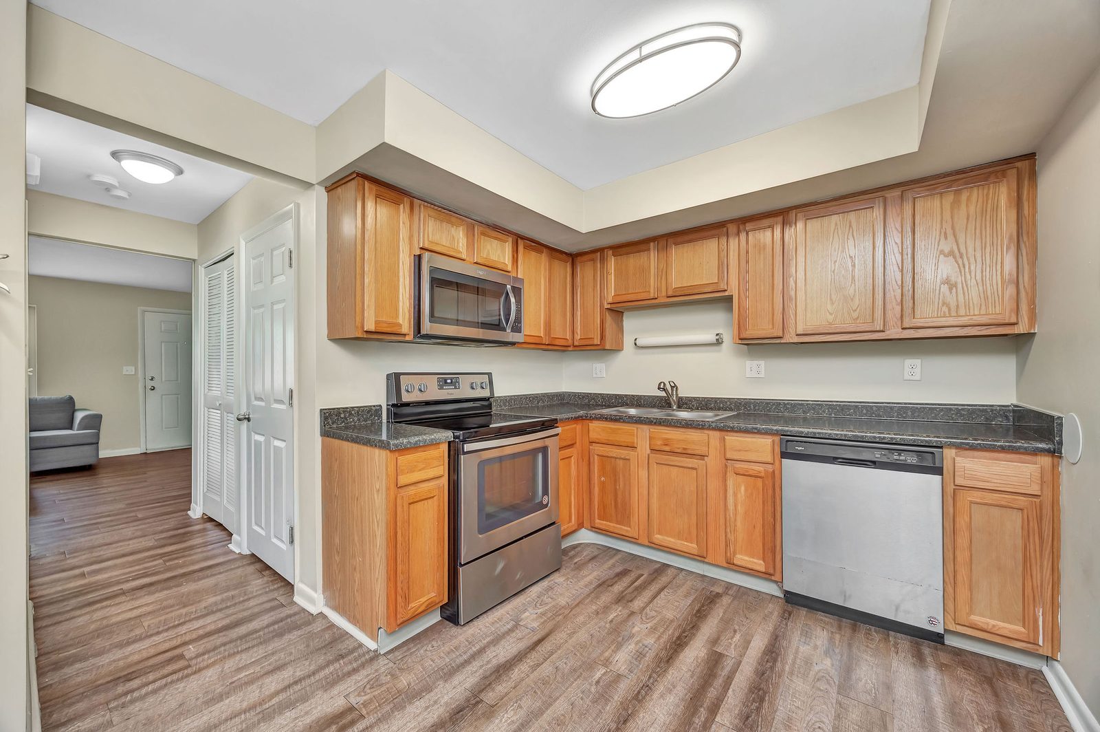 Miami Oxford unit kitchen interior featured in the offering memorandum