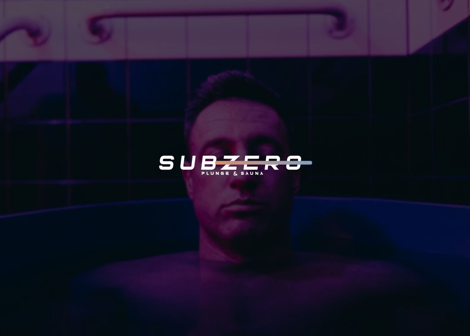 SubZero logo over a plunge action shot